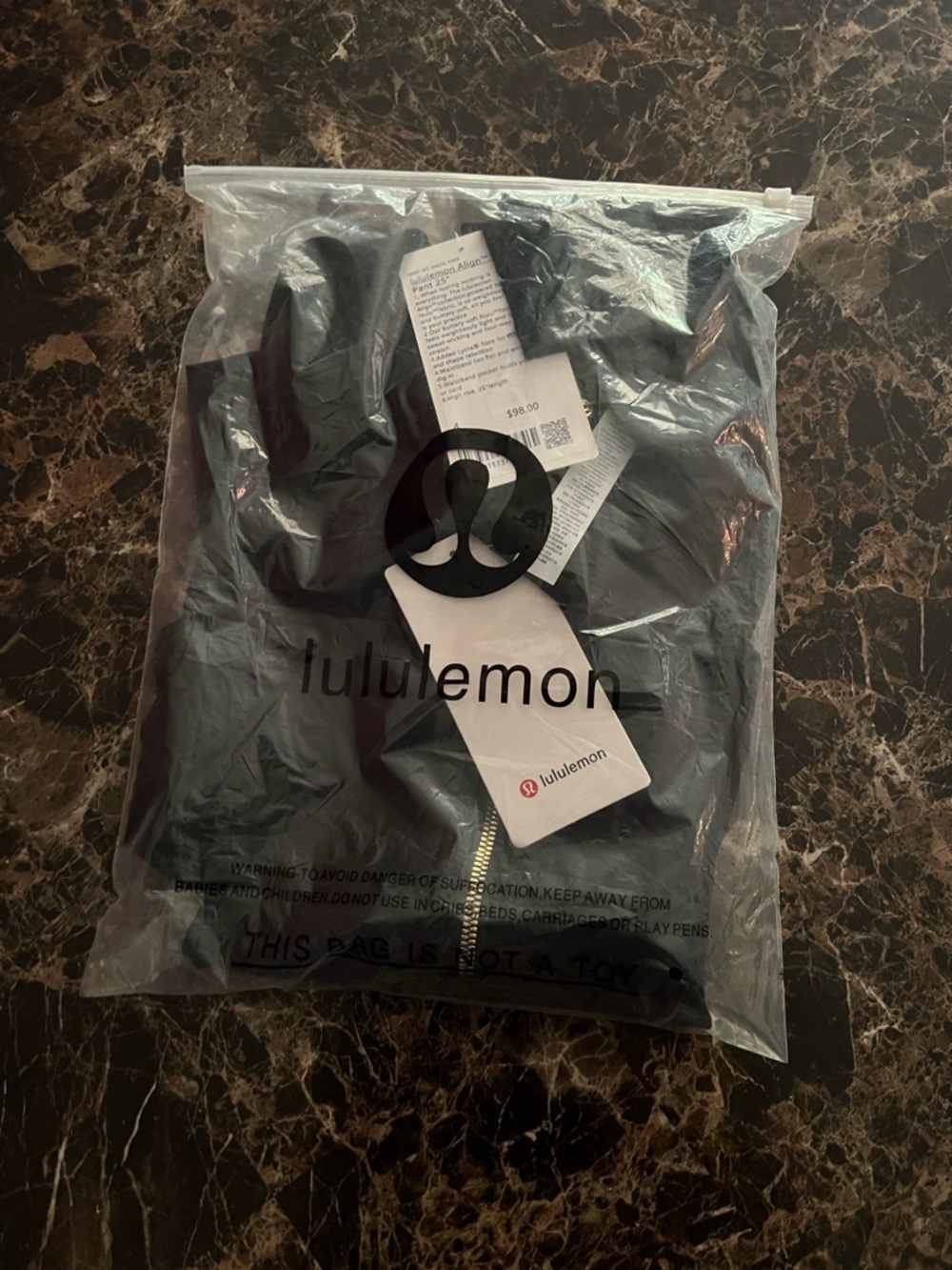 lululemon Black Zip Hoodie Set in Packaged Presentation - Picture 2 of 3
